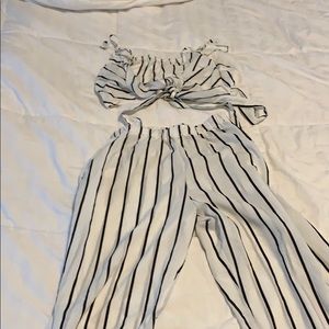 Striped Pant set